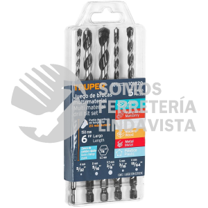 101820 JBMC-5 JUEGO DE 5 BROCAS MULTIMATERIAL TRUPER