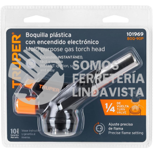 101969 BOQ-90P BOQUILLA PLASTICA CON ENC ELECTRONICO P/LATA DE 1/4 VUELTA TRUPER