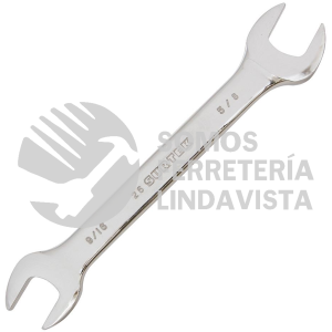 26 LLAVE ESPAÑOLA PULIDO ESPEJO EN PULGADAS, 9/16" X 5/8" SURTEK