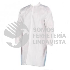 1022 XL BATA XL DE POLIPROPILENO BLANCO CON DOS BOLSAS DESECHABLE PRO TEX