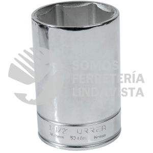 5348H DADO LARGO CUADRO DE 1/2", 6 PUNTAS, EN PULGADAS, 1-1/2" URREA