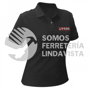 PDFIM PLAYERA TIPO POLO DRY FIT PARA DAMA COLOR NEGRO TALLA M URREA