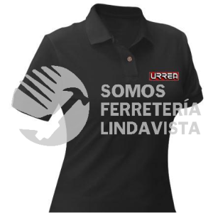 PDFIS PLAYERA TIPO POLO DRY FIT PARA DAMA COLOR NEGRO TALLA CH URREA