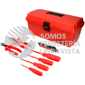 JE8A JUEGO COMBINADO DE HERRAMIENTA PARA ELECTRICISTA 1000V, 8 PIEZAS URREA