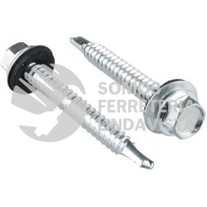 PHR14114 PIJA HEXAGONAL CON PUNTA DE BROCA #14 X 1-1/4", 50 PIEZAS SURTEK