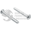 TMR1434 TORNILLO TIPO MAQUINA CABEZA REDONDA 1/4" X 3/4", 150 PIEZAS SURTEK