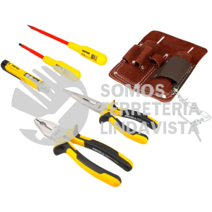 JE6A JUEGO COMBINADO DE HERRAMIENTA PARA ELECTRICISTA DE 1000 V, 6 PIEZAS SURTEK