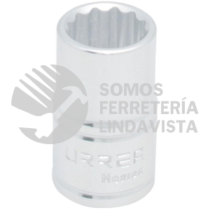 5412M DADO CUADRO DE 1/2", 12 PUNTAS, METRICO, 12 MM URREA