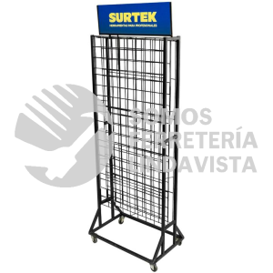 RPA3 EXHIBIDOR DE PISO PARA PINTURAS EN AEROSOL 180 X 60 X 45 CM SURTEK