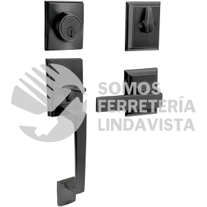 15GA GATILLO RECTANGULAR SOLIDO PARA ENTRADA FUNCION DOBLE, NEGRO, VISUAL LOCK