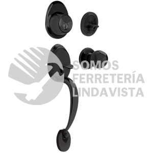 17GA GATILLO OVALADO SOLIDO PARA ENTRADA FUNCION SENCILLA, NEGRO, VISUAL LOCK