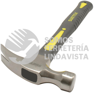 416FR MARTILLO DE UÑA RECTA CON MANGO DE FIBRA DE VIDRIO DE 14", 16 OZ SURTEK