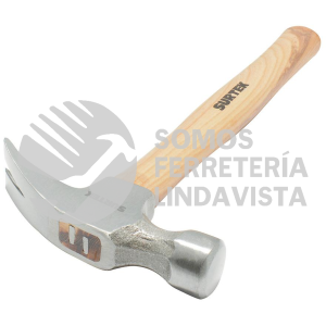 420R MARTILLO DE UÑA RECTA CON MANGO DE MADERA DE 14", 20 OZ SURTEK