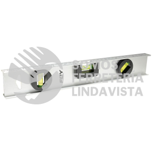 142602 NIVEL 3 GOTAS 18" DE ALUMINIO FOY