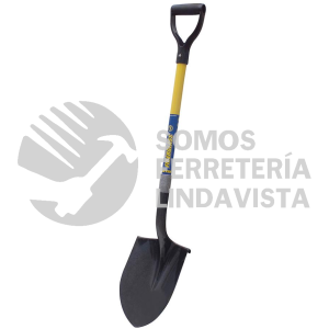130680 PALA CON MANGO DE FIBRA DE VIDRIO CON PUÑO PLASTICO "Y", REDONDA SURTEK