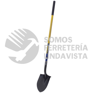 130686 PALA CON MANGO LARGO DE FIBRA DE VIDRIO, REDONDA SURTEK