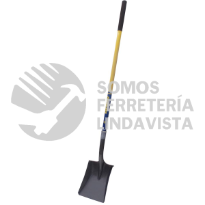 130687 PALA CON MANGO LARGO DE FIBRA DE VIDRIO, CUADRADA SURTEK
