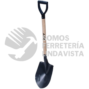 PRYPG PALA CON MANGO DE MADERA CON PUÑO PLASTICO "Y", REDONDA FOY