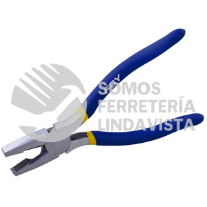 142031 PINZA CON MANGO CON DOBLE PLASTISOL PARA ELECTRICISTA DE 7", CORTE LATERAL FOY