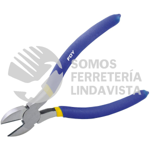 142047 PINZA CON MANGO CON DOBLE PLASTISOL PARA ELECTRICISTA DE 7", CORTE DIAGONAL FOY