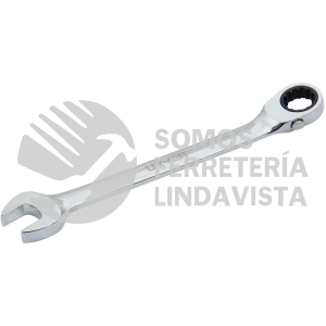 1222CMR LLAVE COMBINADA PULIDO ESPEJO DE MATRACA SPLINE REVERSIBLE EN PULGADAS, 11/16" URREA