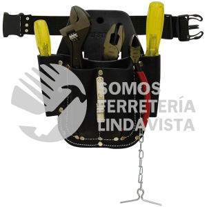 JBN132 JUEGO COMBINADO DE HERRAMIENTA CON ESTUCHE DE CUERO, 6 PIEZAS URREA