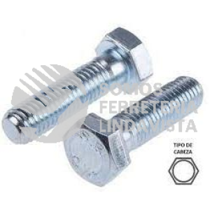 44558P TORM-1/4X1P TORNILLO HEXAGONAL ACERO GALVANIZADO TIPO MAQ 1/4" X 1" NACIONAL