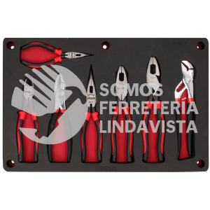 CH282P JUEGO COMBINADO DE HERRAMIENTA, 7 PIEZAS URREA