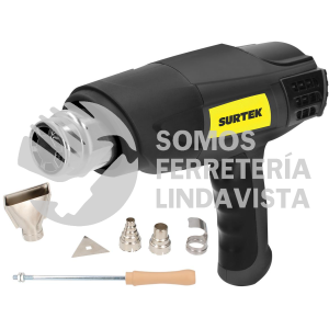 PC618 PISTOLA DE CALOR 50 GRADOS CENTIG. A 550 GRADOS CENTIG. 1,800 W 120 V AJUSTABLE SURTEK