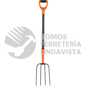 102113 BPJ-4MC BIELDO PARA PAJA 4 DIENTES MANGO DE ACERO 37" PUÑO "D" TRUPER