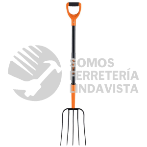 102114 BPJ-5MC BIELDO PARA PAJA 5 DIENTES MANGO DE ACERO 37" PUÑO "D" TRUPER