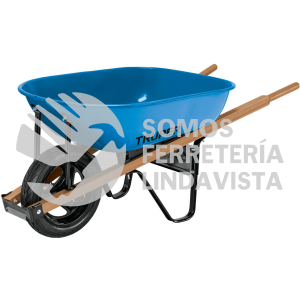 10908 CAT-50WFF CARRETILLA 5.5 FT3 IMPONCHABLE BASTIDORES MADERA TRUPER