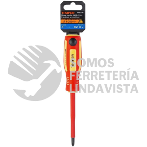 102241 DP-1/4X4D DESARMADOR DIELECTRICO DE CRUZ 1/4" X 4" TRUPER