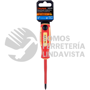 102240 DP-3/16X3D DESARMADOR DIELECTRICO DE CRUZ 3/16" X 3" TRUPER