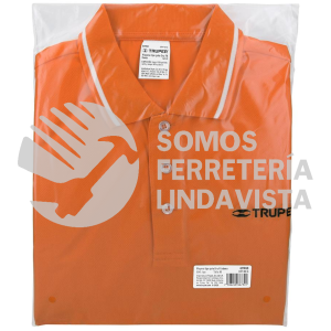 69988 DRY-ND-G  PLAYERA TIPO POLO DRY FIT NARANJA PARA DAMA TALLA G TRUPER