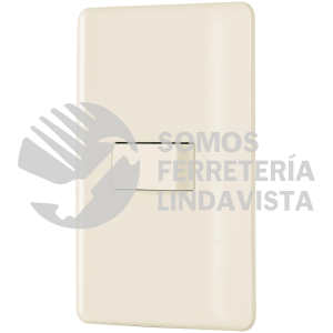 26642 PA-APSE-BI PLACA ARMADA 1 INTERRUPTOR SENCILLO MARFIL VOLTECK