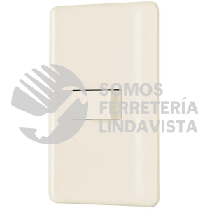26641 PA-APSE-EBI PLACA ARMADA 1 INTERRUPTOR DE ESCALERA MARFIL BASIC VOLTECK