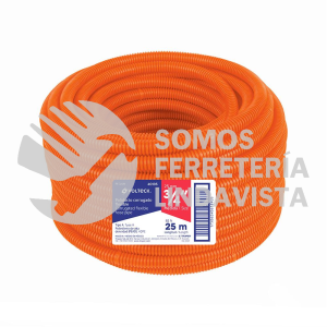 40135 PF-3/4M METRO DE POLIDUCTO 3/4" CORRUGADO FLEX. S/GUIA ROLLO 25 M VOLTECK