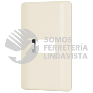 27231 PPSE-BI PLACA 1 MODULO MARFIL LINEA VOLTECK BASIC