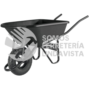 22703 TP-5N CARRETILLA CONCHA PLASTICA 5 FT3 NEUMATICA B/TUBULAR PRETUL