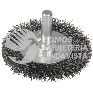 C331 CARDA COPA ONDULADA ALAMBRE FINO 2" X 0.17 CON ZANCO 1/4" FOY
