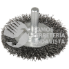 C332 CARDA COPA ONDULADA ALAMBRE DELGADO 3" X 0.30 CON ZANCO 1/4" FOY