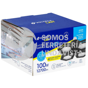 46588 ABA-701L LUMINARIO DE LED 100 W ALUMINIO CON 4 PANELES ABATIBLES VOLTECK