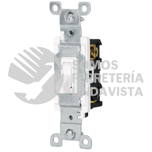 47720 APSE-ESB INTERRUPTOR VERTICAL DE PALANCA 3 VIAS STANDARD BLANCO VOLTECK