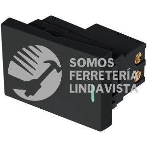 47877 APSE15-ELN INTERRUPTOR DE 3 VIAS NEGRO DE 1.5 MODULOS LINEA LISBOA VOLTECK