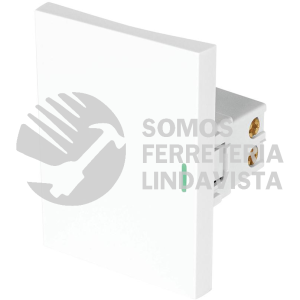 47942 APSE3-LB INTERRUPTOR SENCILLO BLANCO DE 3 MODULOS LINEA LISBOA VOLTECK