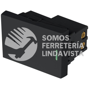 47879 APTI15-LN INTERRUPTOR PARA TIMBRE NEGRO DE 1.5 MODULOS LINEA LISBOA VOLTECK