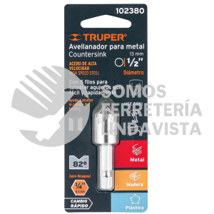 102380 AV-1/2 AVELLANADOR HSS CAMBIO RAPIDO 1/2" TRUPER