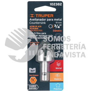 102382 AV-3/4 AVELLANADOR HSS CAMBIO RAPIDO 3/4" TRUPER
