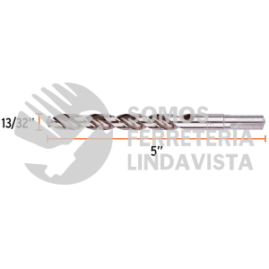 102212 BAV-13/32-S BROCA HSS 13/32" TRUSILVER PARA METAL TRUPER